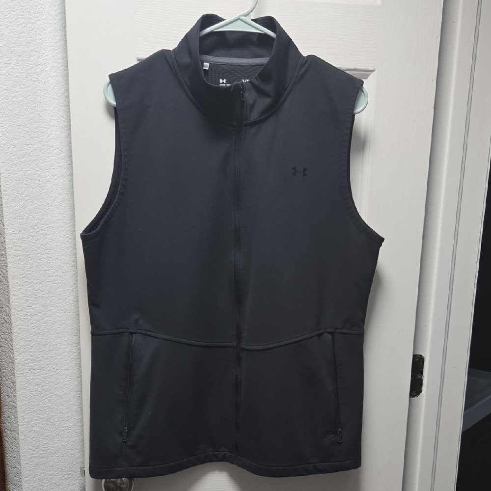 Under Armour Black Full-Zip Vest